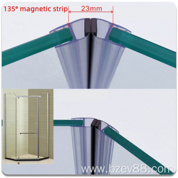 Shower Glass Door waterproof shower glass rubber seal